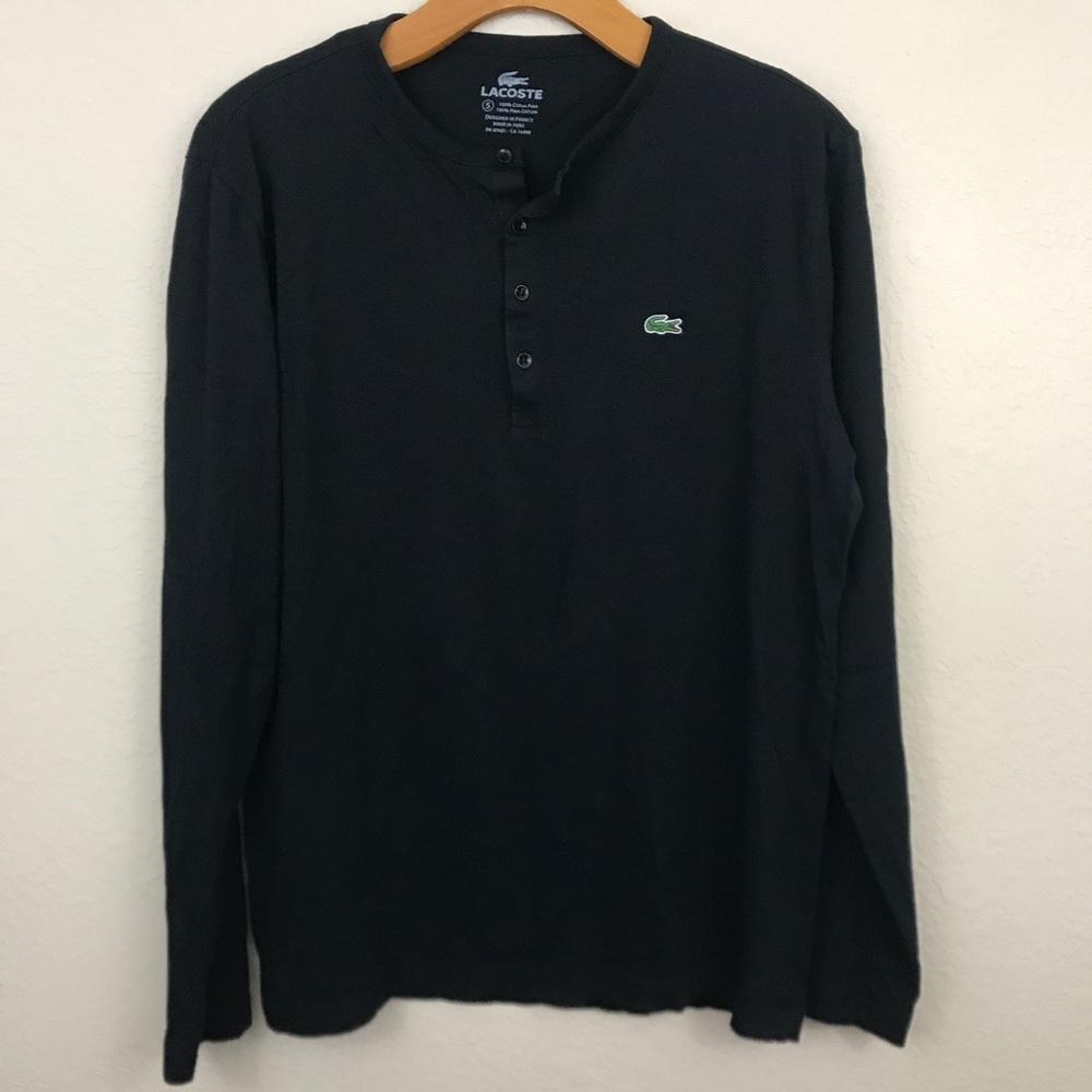 Lacoste | classic long sleeve button detail